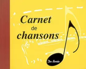 Couverture du produit · Carnet de Chansons