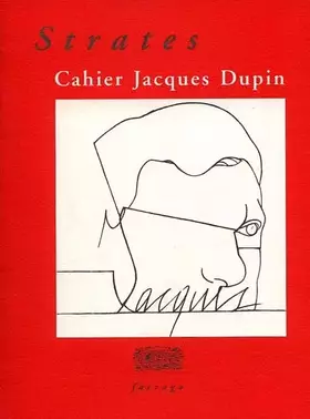 Couverture du produit · Strates : cahier Jacques Dupin