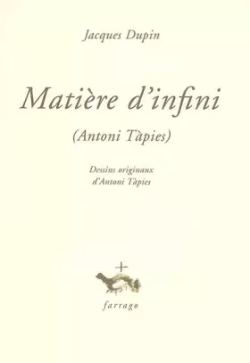Couverture du produit · MATIERE D' INFINI