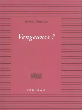 Couverture du produit · Vengeance ?