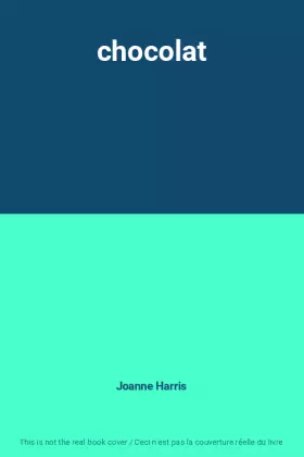 Couverture du produit · chocolat