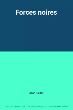 Couverture du produit · Forces noires