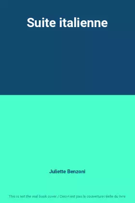 Couverture du produit · Suite italienne
