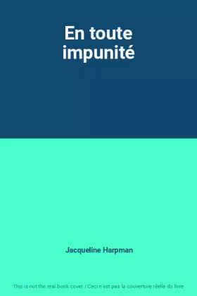 Couverture du produit · En toute impunité