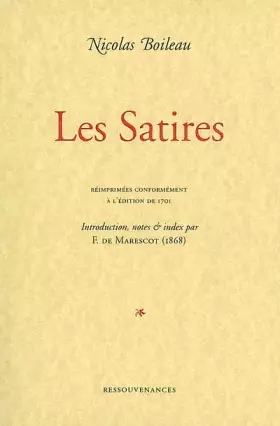 Couverture du produit · Boileau / les satires