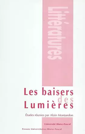 Couverture du produit · Les baisers des lumières