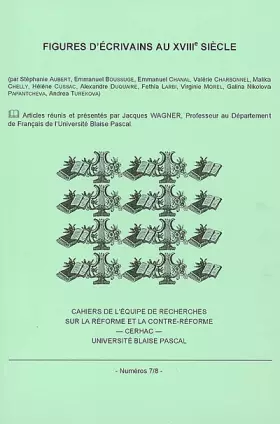 Couverture du produit · Figures d'écrivains au XVIIIe siècle