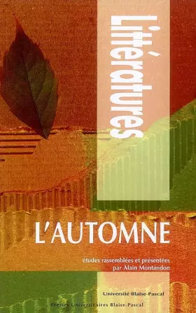 Couverture du produit · L'automne