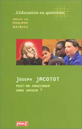 Couverture du produit · Peut-on enseigner sans savoir ?