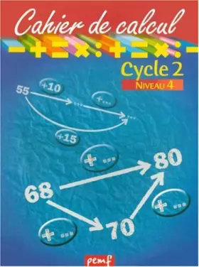 Couverture du produit · Cahier de calcul, cycle 2, niveau 4