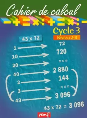 Couverture du produit · Mathématiques Niveau C-2 Cahier de calcul Techniques opératoires