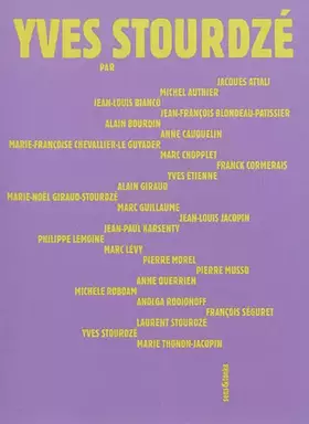 Couverture du produit · Yves Stourdze, par