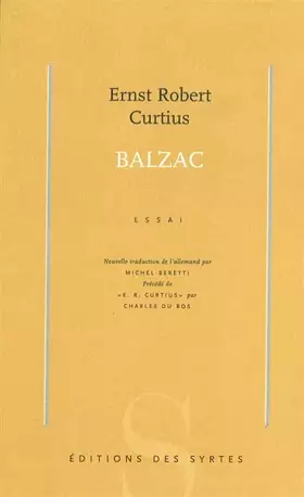 Couverture du produit · Balzac