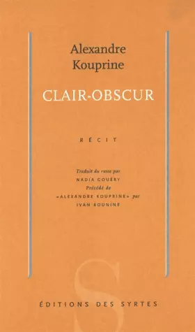 Couverture du produit · Clair-obscur