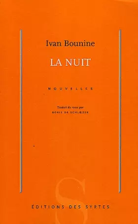Couverture du produit · La Nuit