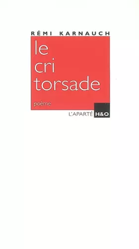 Couverture du produit · Le Cri torsade