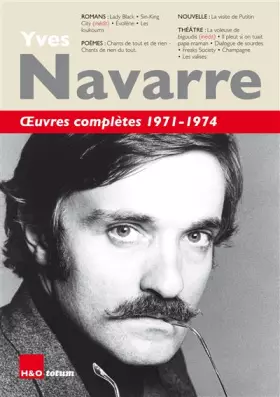 Couverture du produit · Oeuvres complètes 1971-1974