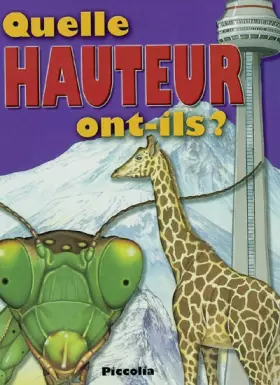 Couverture du produit · Quelle hauteur ont-ils ?