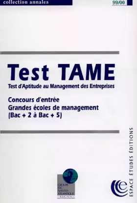 Couverture du produit · Annales Tame