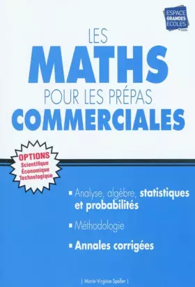 Couverture du produit · Maths pour les prépas commerciales