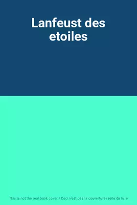 Couverture du produit · Lanfeust des etoiles