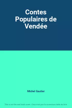Couverture du produit · Contes Populaires de Vendée