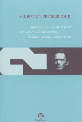 Couverture du produit · S'il fut un premier jour