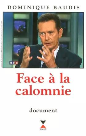Couverture du produit · Face à la Calomnie