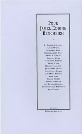 Couverture du produit · Pour Jamel Eddine Bencheikh