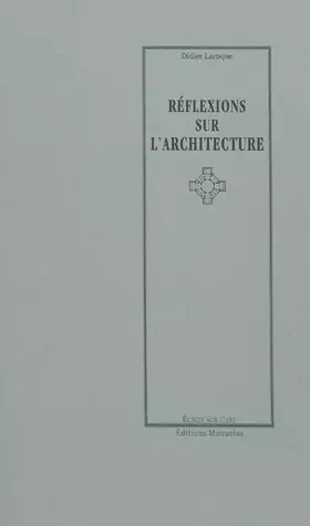 Couverture du produit · Réflexions sur l'architecture