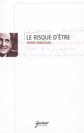 Couverture du produit · risque d'etre (0)