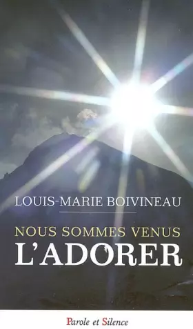Couverture du produit · nous sommes venus l'adorer