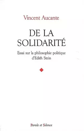 Couverture du produit · de la solidarite