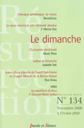 Couverture du produit · resurrection 134 le dimanche