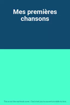 Couverture du produit · Mes premières chansons