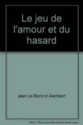 Couverture du produit · Le jeu de l'amour et du hasard