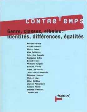 Couverture du produit · Contre-temps, numéro 7 : Genres, classes, ethnies : Identités, différences, égalités