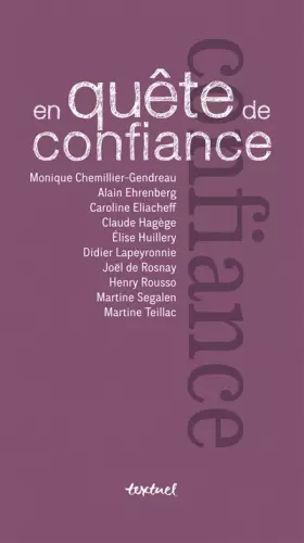 Couverture du produit · En quête de confiance