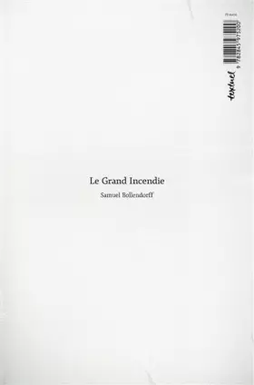 Couverture du produit · LE GRAND INCENDIE