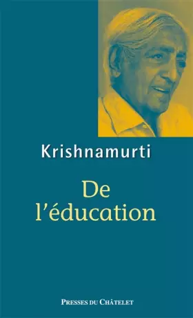 Couverture du produit · De l'éducation