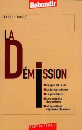Couverture du produit · La démission