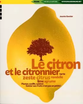 Couverture du produit · Le citron et le citronnier