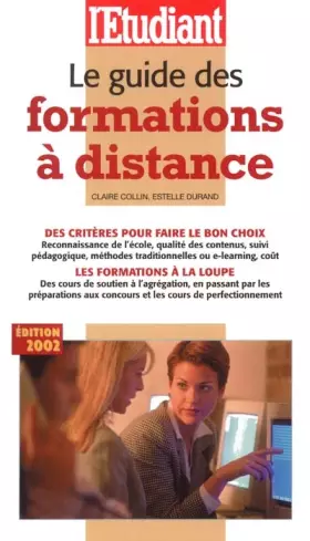 Couverture du produit · Le guide des formations a distance