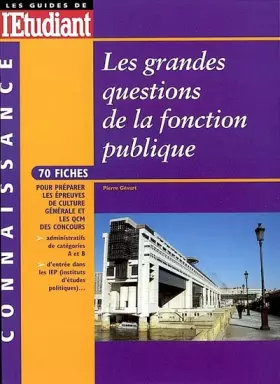 Couverture du produit · La fonction publique