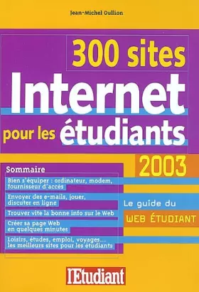 Couverture du produit · 300 sites internet pour les étudiants