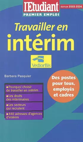 Couverture du produit · Travailler en intérim 2003