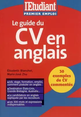 Couverture du produit · Le guide du CV en anglais 2003