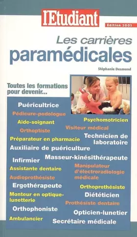 Couverture du produit · Les carrières paramédicales