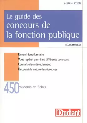 Couverture du produit · Le guide des concours de la fonction publique