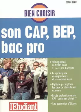 Couverture du produit · Bien choisir son BEP, CAP, BAC PRO
